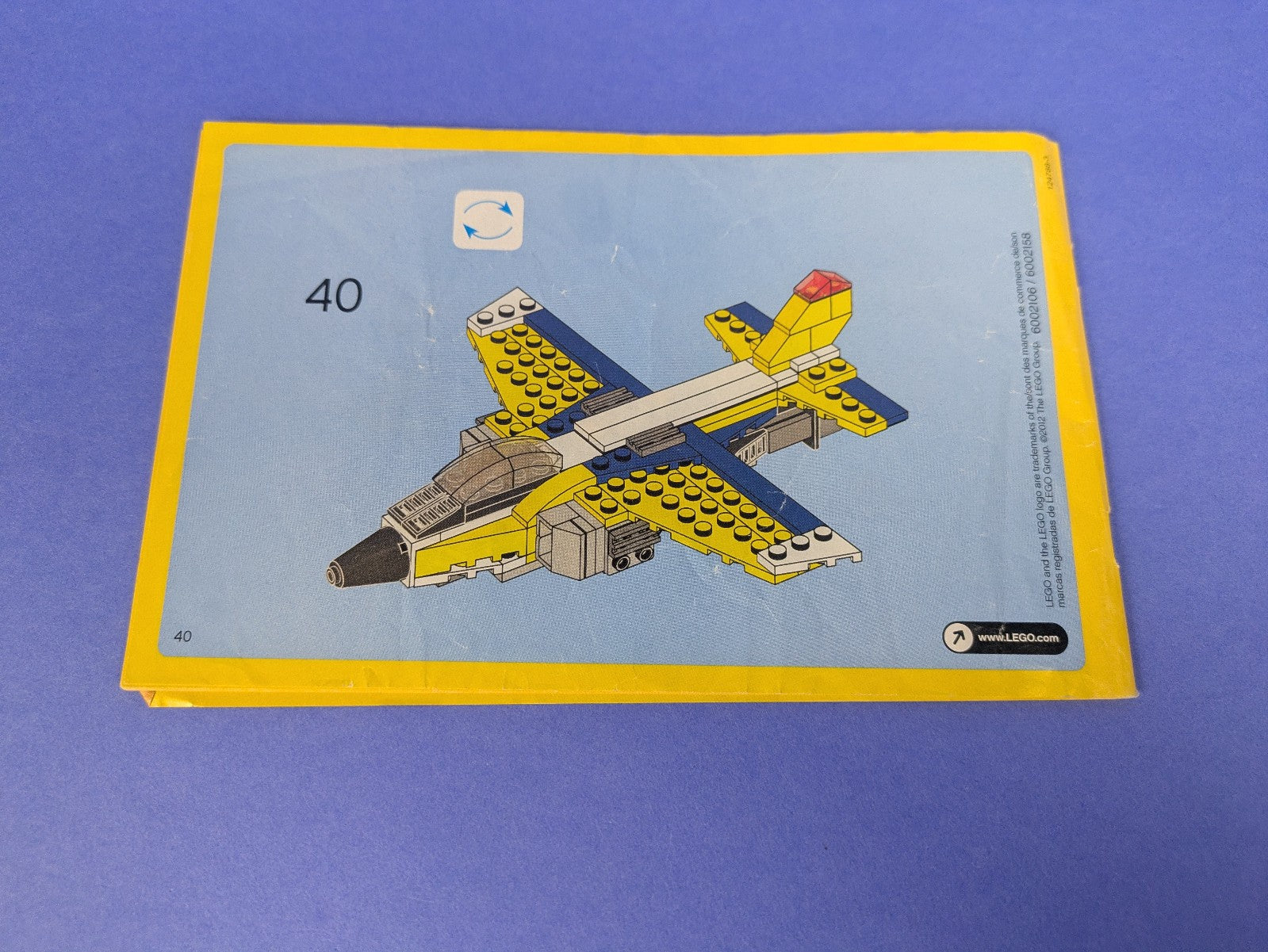 Lego Creator: Model: Airport: Super Soarer Set 6912 - w/ Instructions