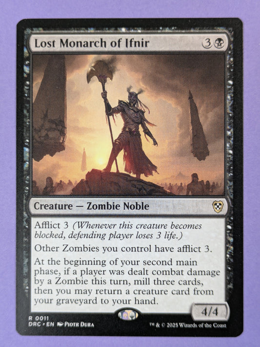 MTG Magic: Aetherdrift Command (DRC): Lost Monarch of Ifnir #0011 Rare - NM