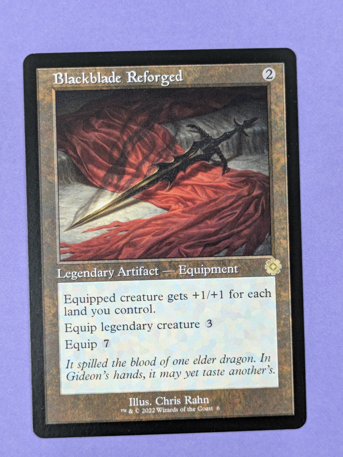 MTG Magic: The Brothers' War Retro Artifacts: Blackblade Reforged Rare - NM