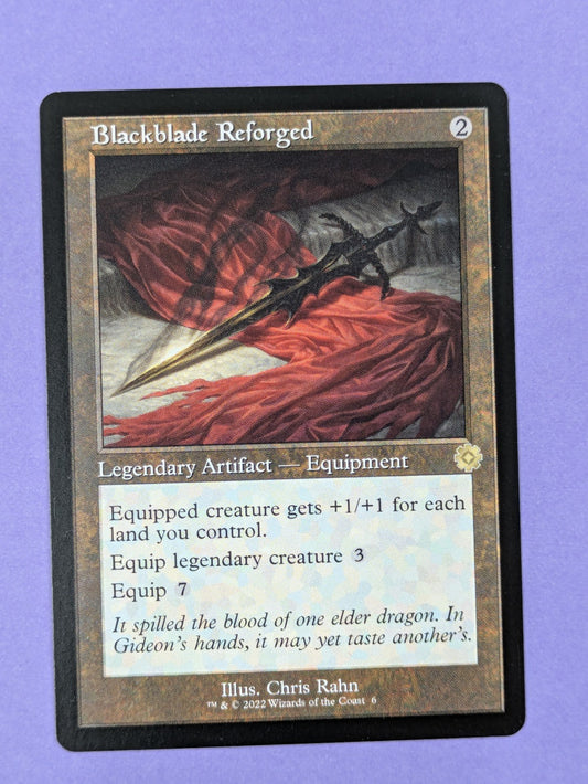MTG Magic: The Brothers' War Retro Artifacts: Blackblade Reforged Rare - NM