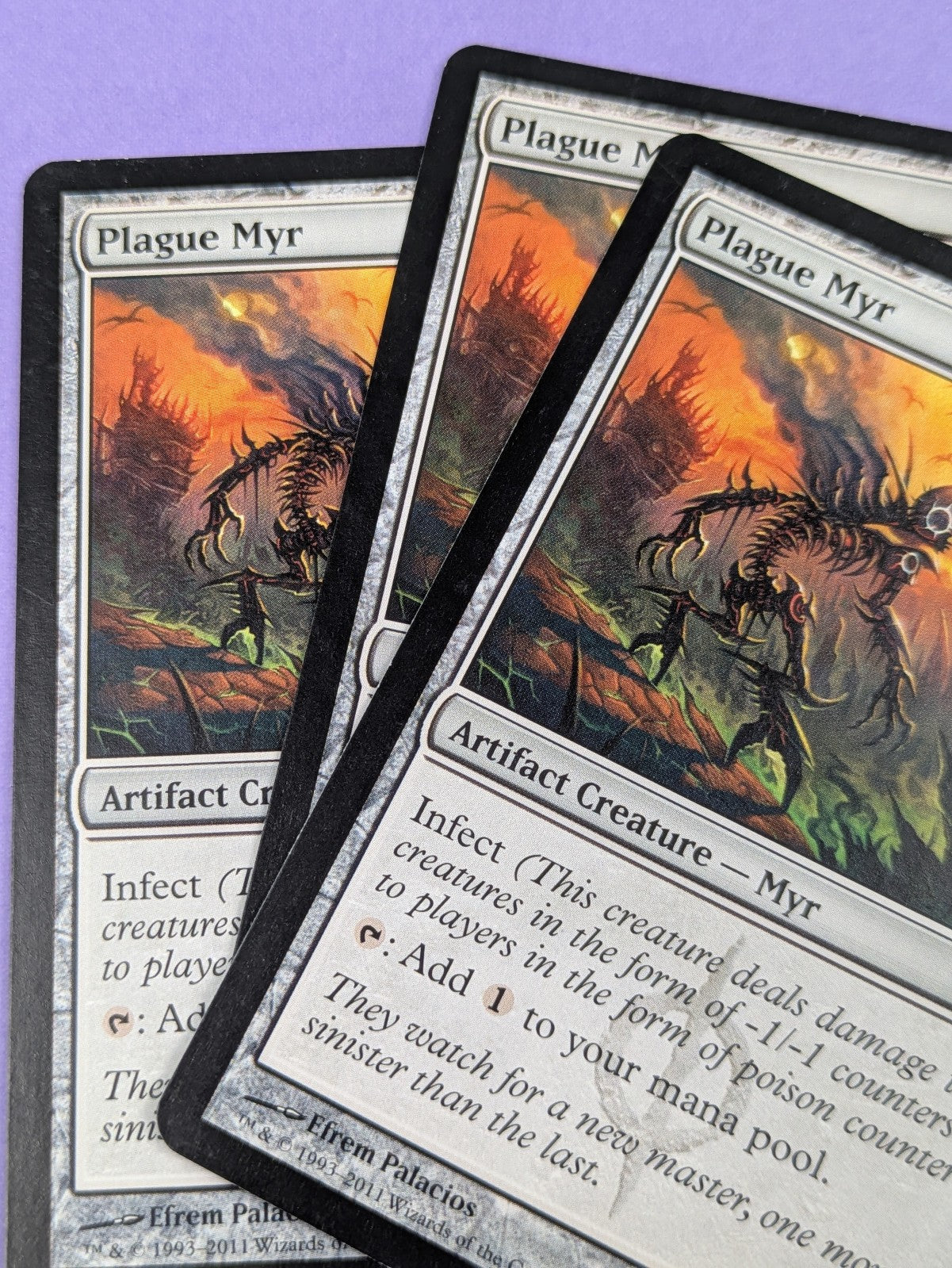 MTG Magic: Mirrodin Besieged: Plague Myr #125/155 Uncommon - NM