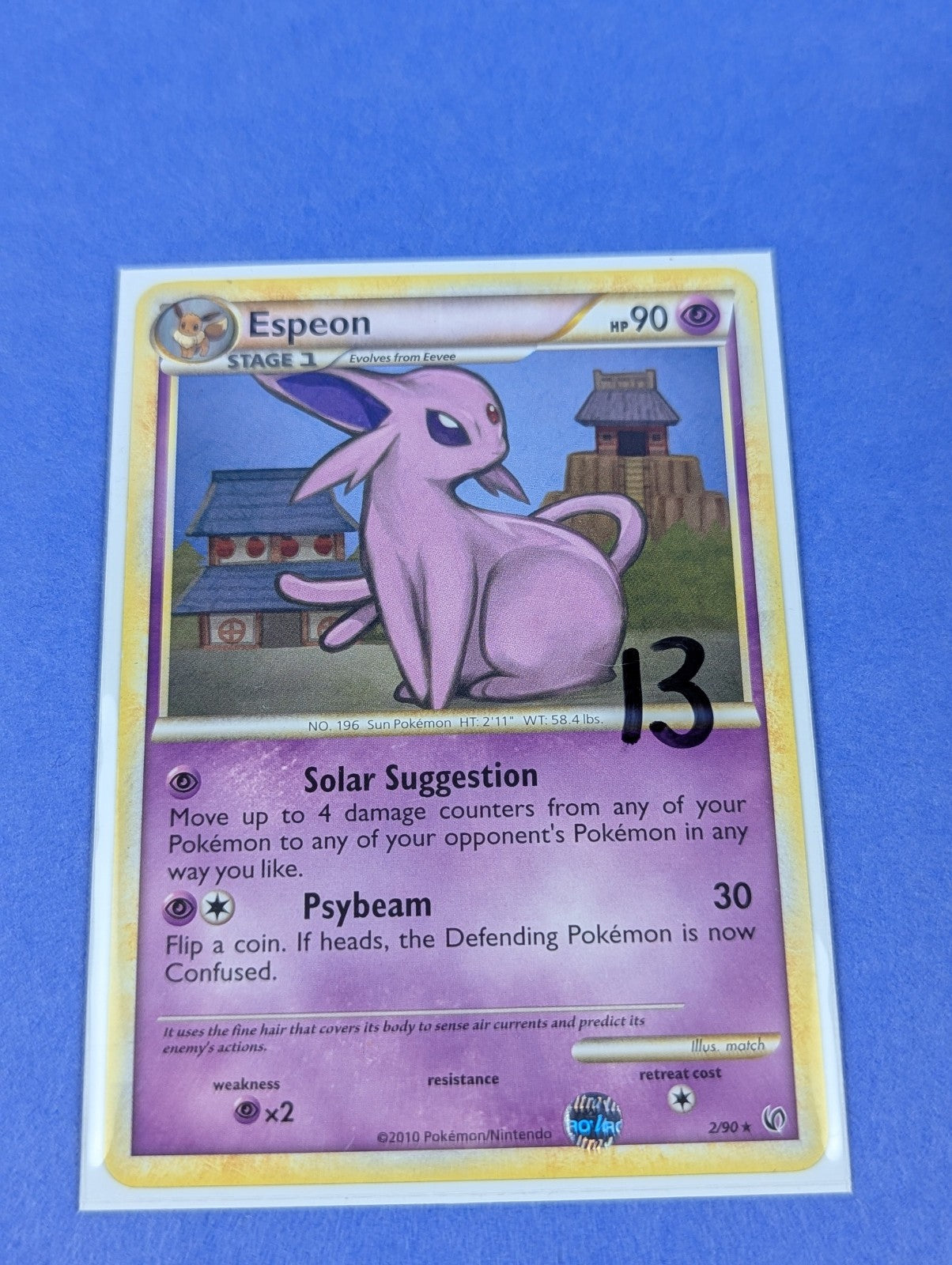 Espeon - 2/90 - Rare HeartGold & SoulSilver Promotional - Pokemon - MP
