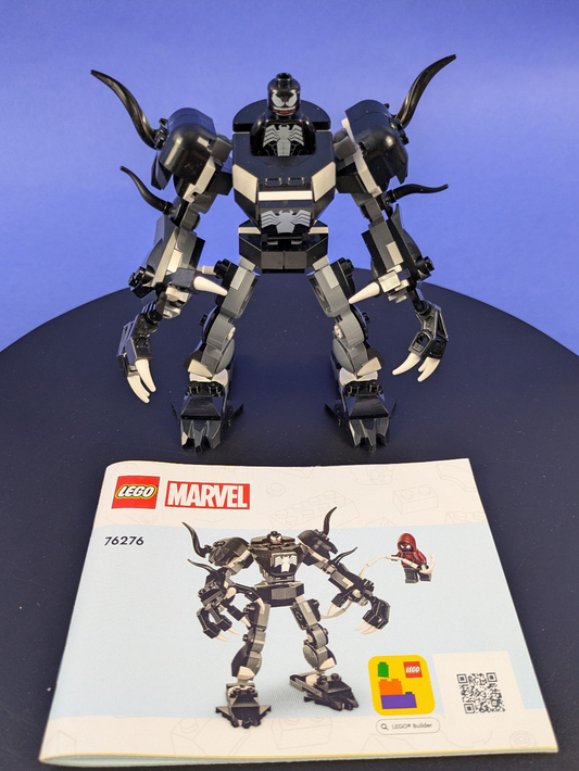 LEGO Super Heroes Venom Mech Armor vs. Miles Morales 76276 Incomplete Pre-Owned
