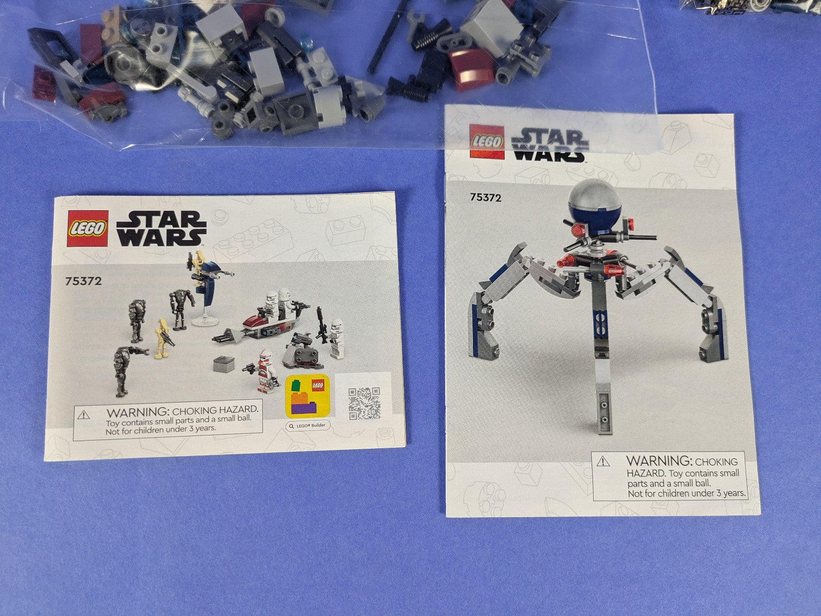 Lego Star Wars: Clone Trooper & Battle Droid Battle Pack 75372 Incomplete Set