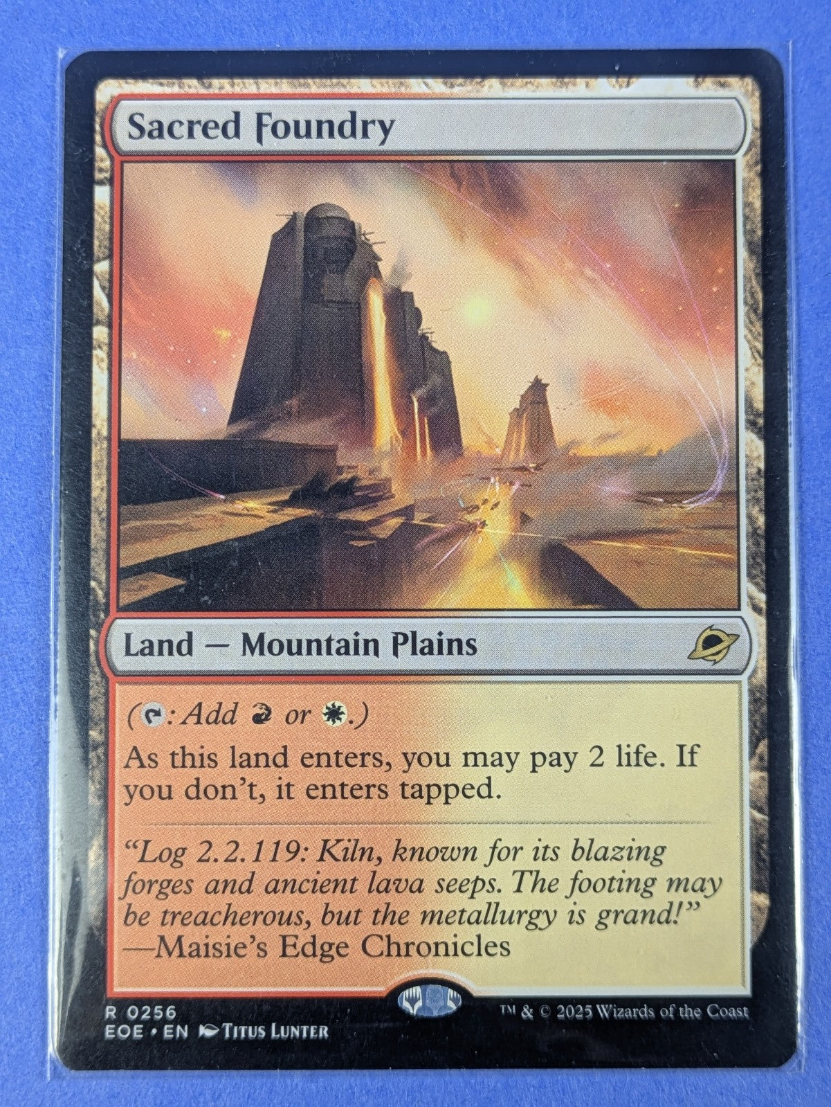 MTG Magic: Edge of Eternities: Sacred Foundry #0256 Rare - NM