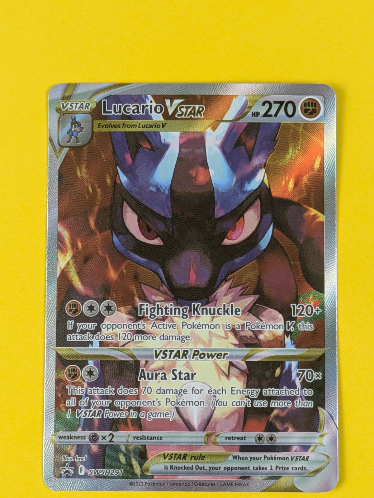 Lucario VSTAR - SWSH291 - Promo Sword & Shield Promos - Pokemon Card - NM
