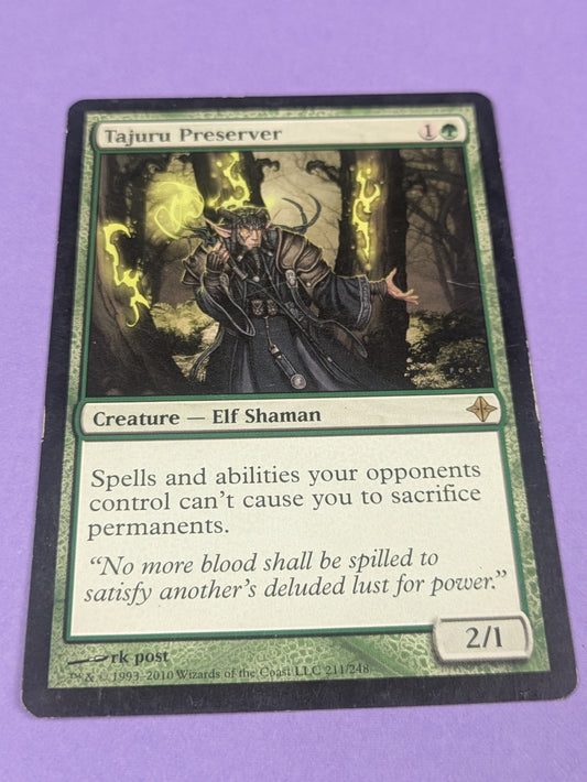 MTG Magic: Rise of the Eldrazi: Tajuru Preserver #211/248 Rare - MP