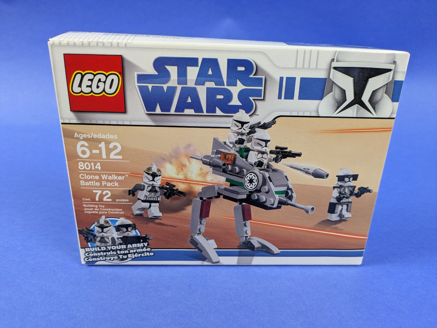 LEGO Star Wars Clone Walker Battle Pack 8014 Complete Set Pre-Owned