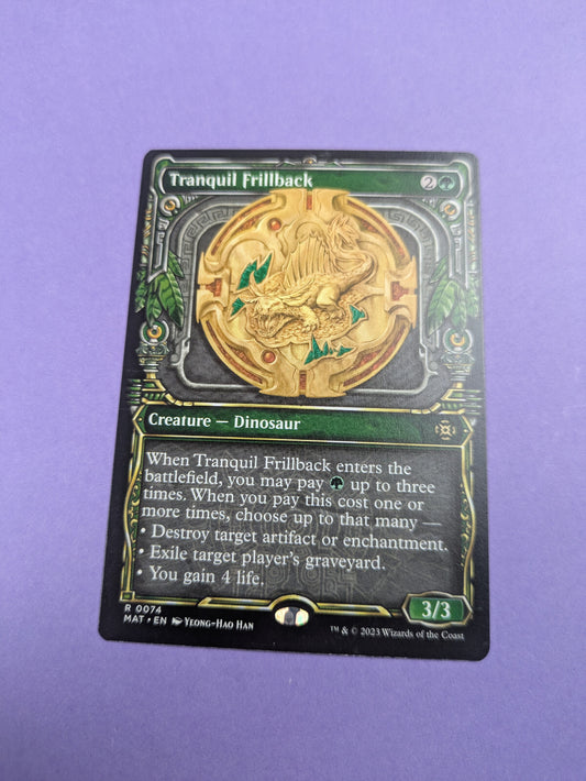 MTG Magic The Gathering: March of the Machines: Tranquil Frillback- Rare- NM