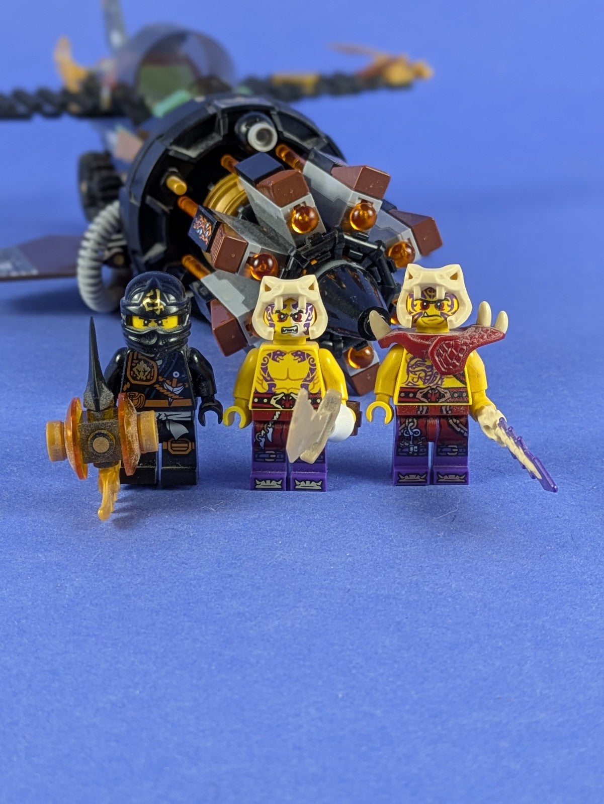 LEGO NINJAGO Boulder Blaster 70747 Complete Set Pre-Owned