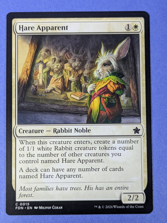 MTG Magic: Foundations: Hare Apparent #0015 Common - NM