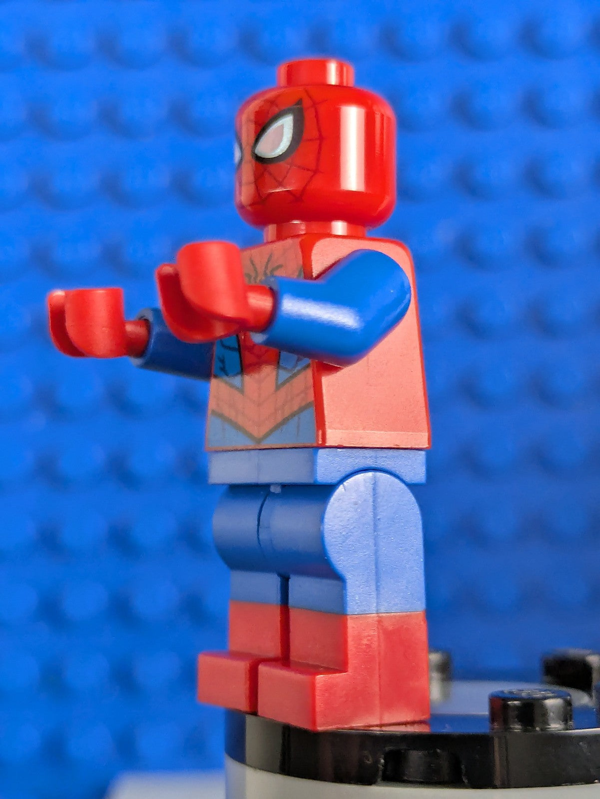 Lego Super Heroes: Spider-Man - Metallic Light Blue Eyes sh0536 Set 76115