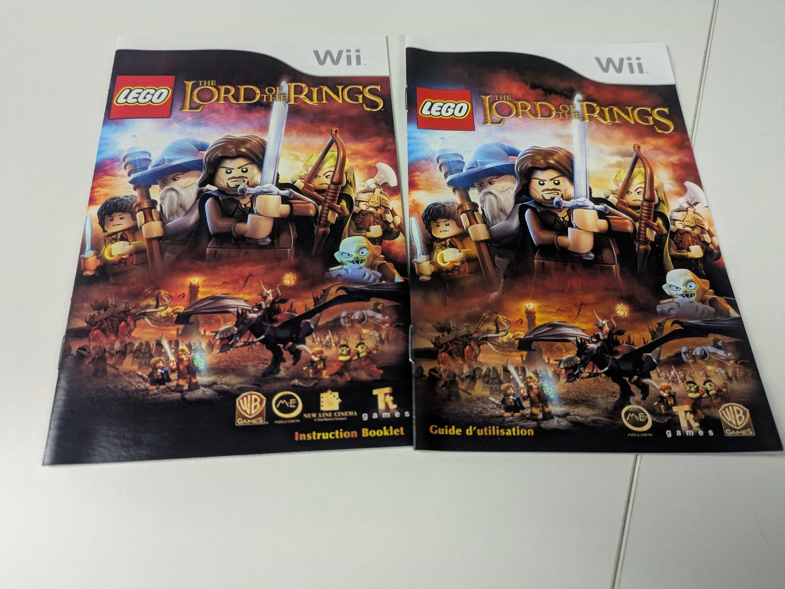 LEGO The Lord of the Rings (Nintendo Wii, 2012) CIB