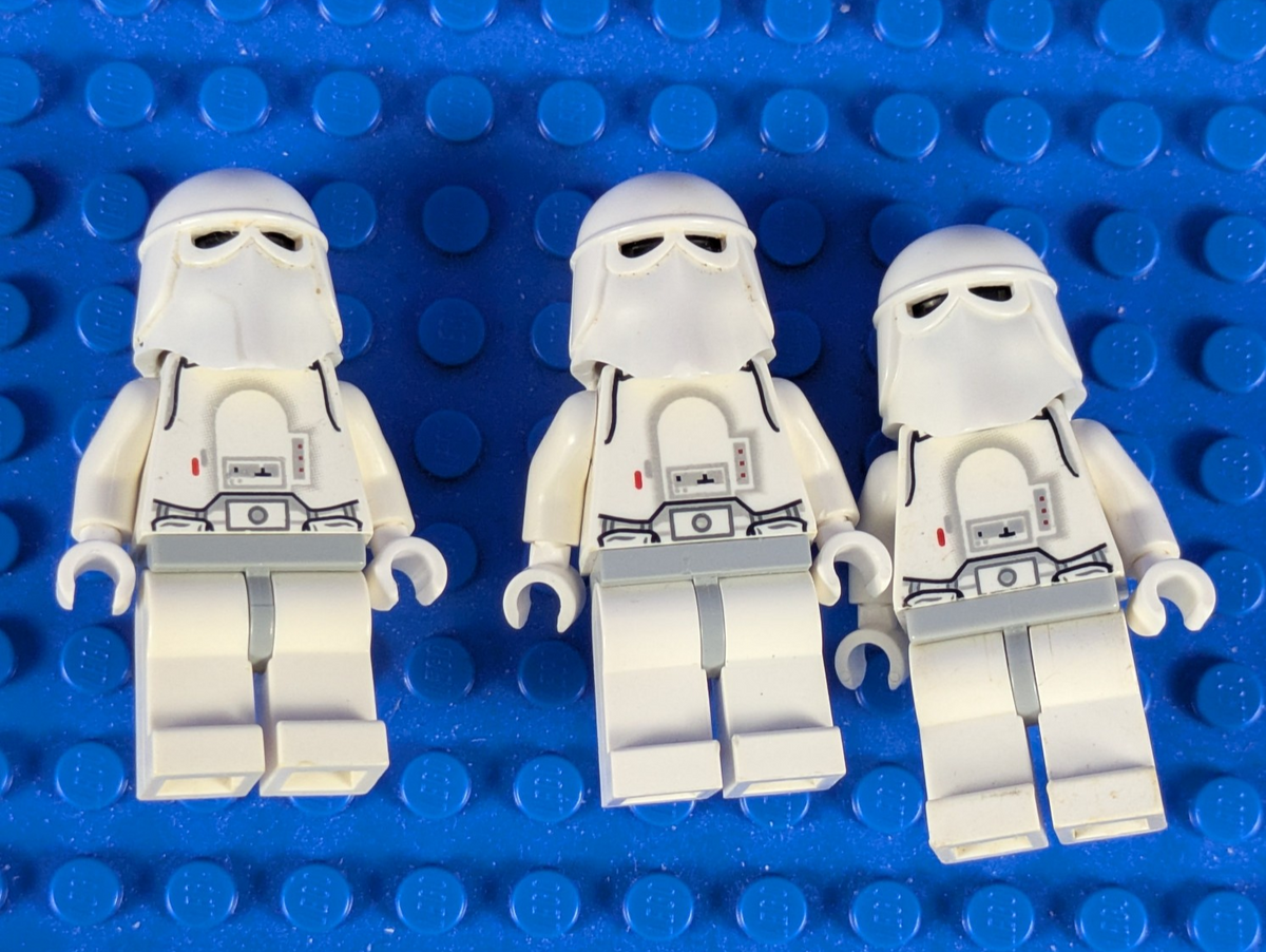 Lego Star Wars: Episode 4-6: Snowtrooper (3X) sw0115 sw0428 Sets 4504, 9509