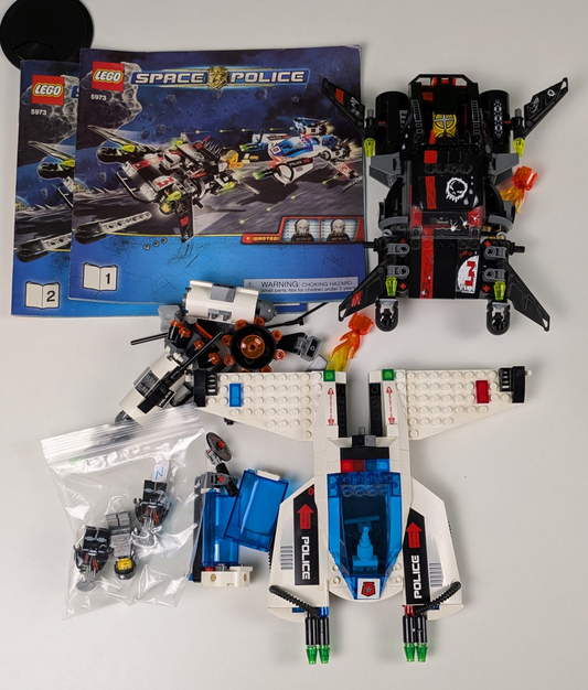 Lego Space: Space Police III: Hyperspeed Pursuit Set 5973 - w/ Instructions