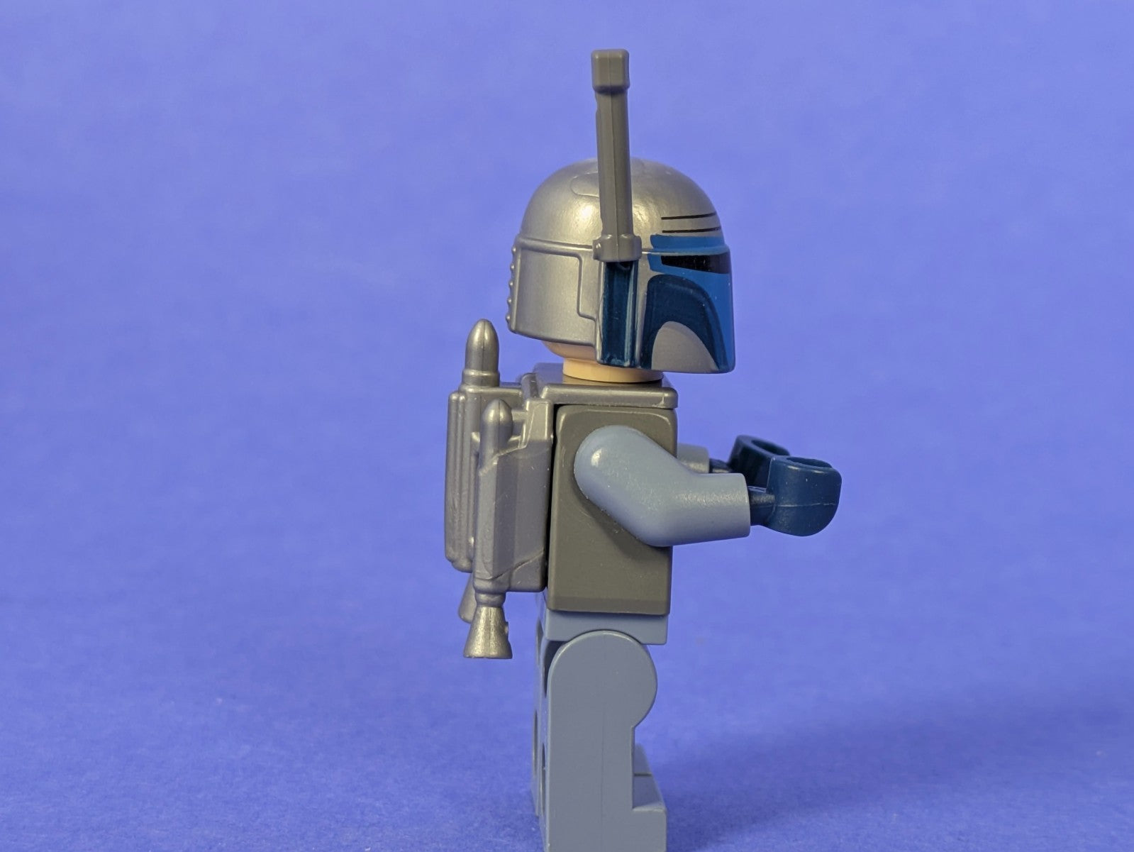 Lego Star Wars: Jango Fett - Light Nougat Head, Smile sw0468 Set 75015