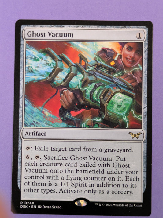 MTG Magic: Duskmourn: House of Horror (DSK): Ghost Vacuum #0248 Rare - NM