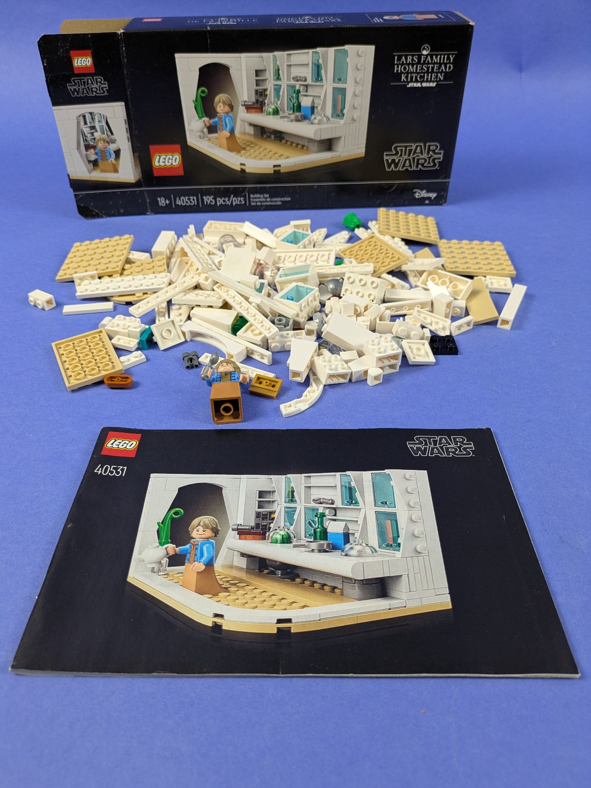 LEGO Star Wars Lars Family Homestead Kitchen 40531 Complete Set Pre-Owned