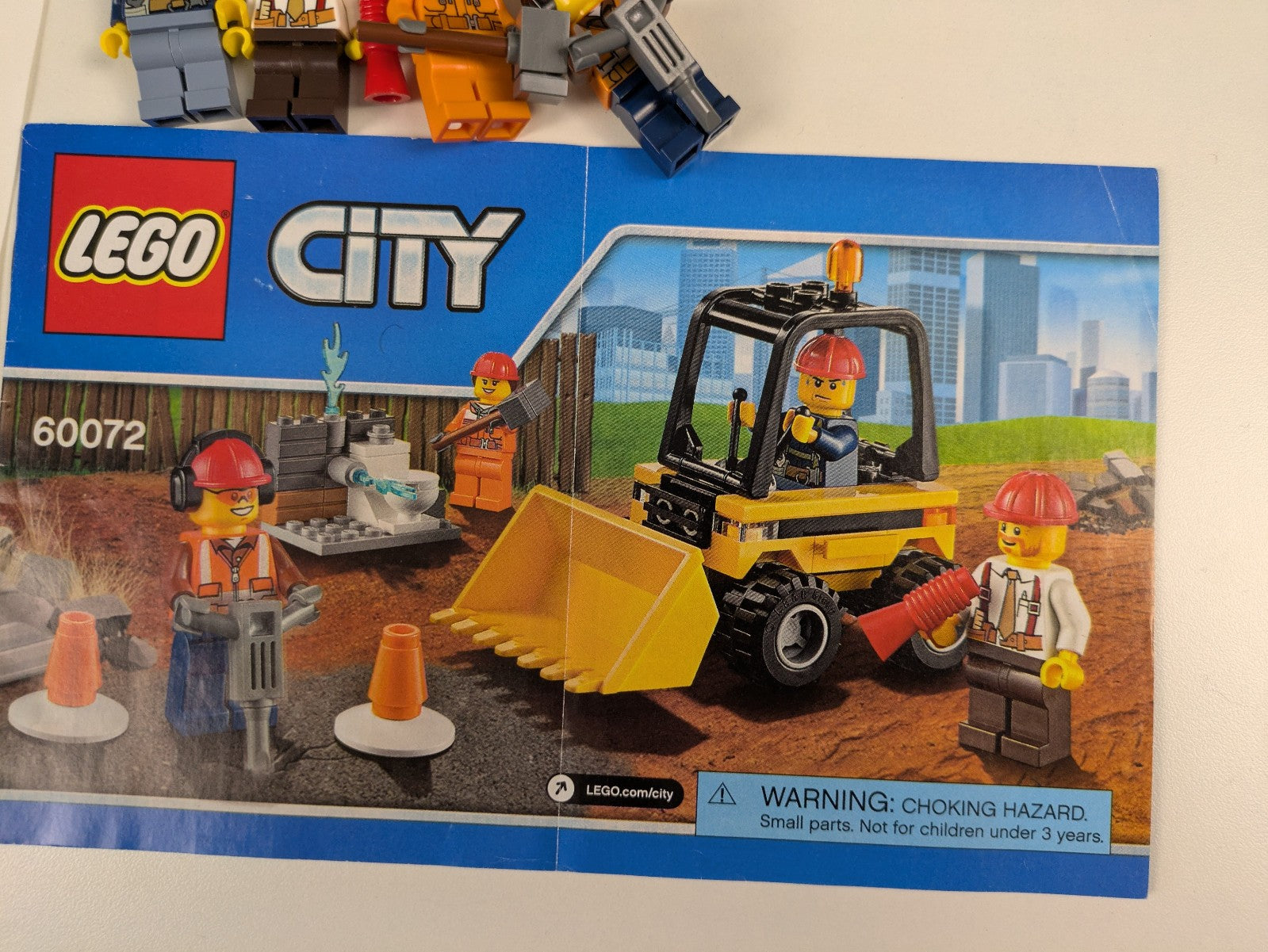 Lego Town: City: Construction: Demolition Starter Set 60072 - Incomplete Set