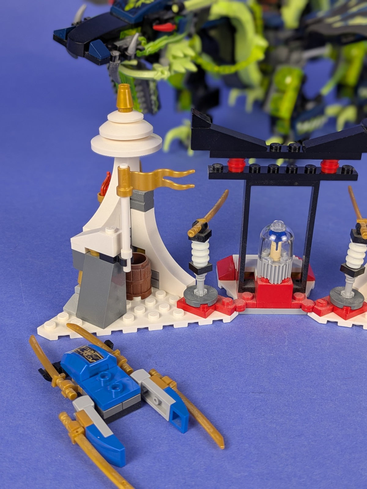 LEGO NINJAGO Attack of the Morro Dragon 70736 Incomplete Set Pre-Owned