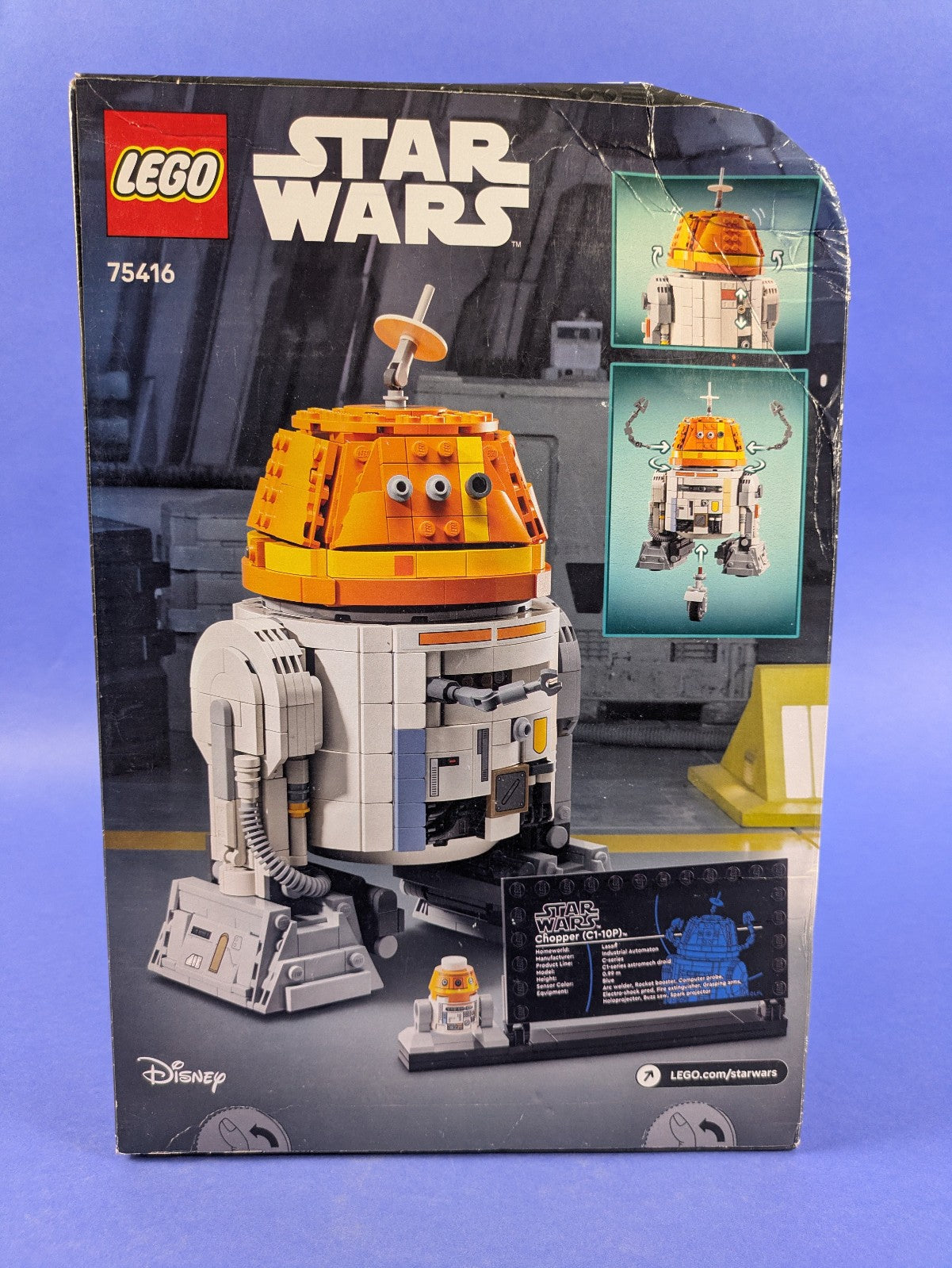 Lego Star Wars: Sculptures: Chopper (C1-10P) Set 75416 BRAND NEW