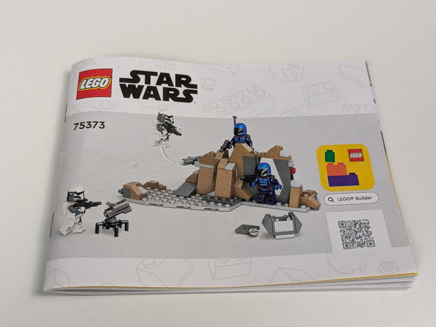 Lego Star Wars: Ambush on Mandalore Battle Pack Set 75373 Complete Set