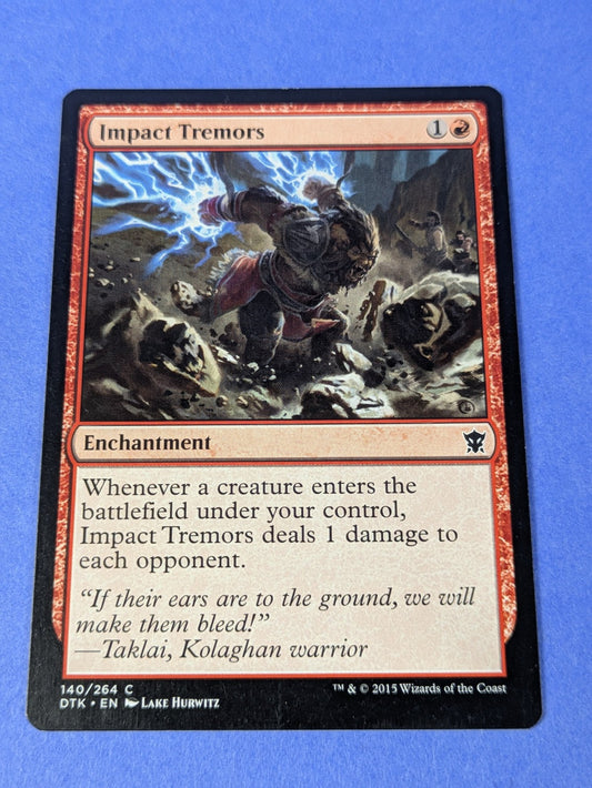 MTG Magic: Dragons of Tarkir: Impact Tremors #140/264 Common - NM