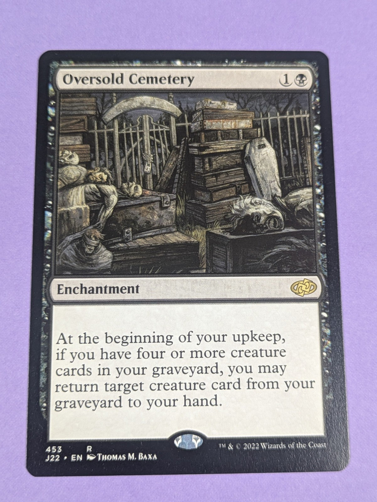 MTG Magic: Jumpstart 2022: Oversold Cemetery #453 Rare - NM