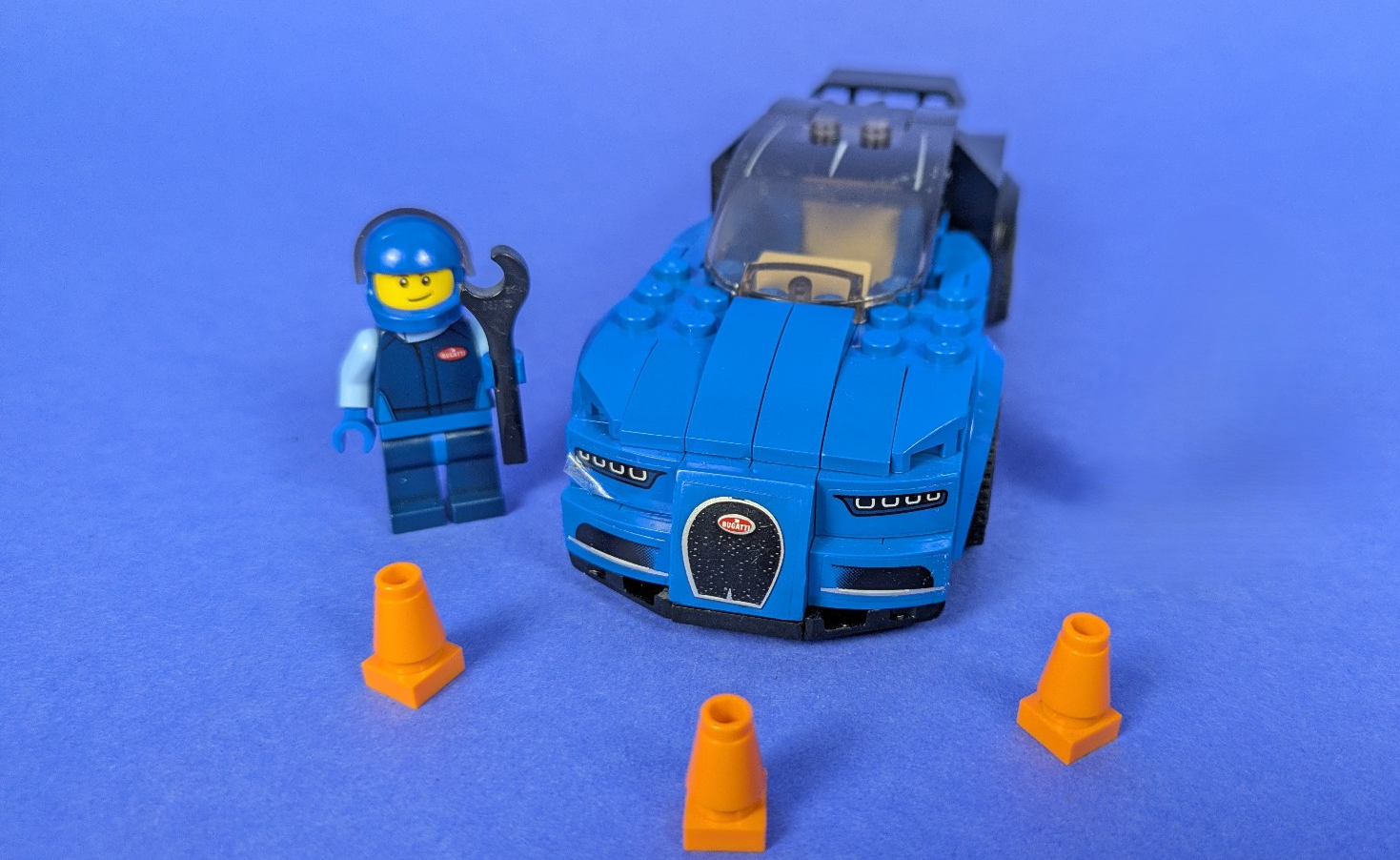 Lego SPEED CHAMPIONS: Bugatti Chiron 75878 - Incomplete Set