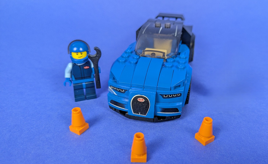 Lego SPEED CHAMPIONS: Bugatti Chiron 75878 - Incomplete Set