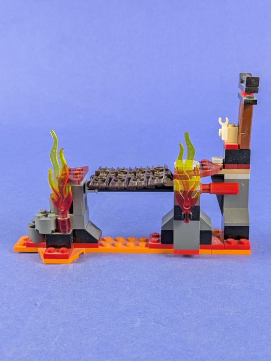LEGO NINJAGO Lava Falls 70753 Incomplete Set Pre-Owned