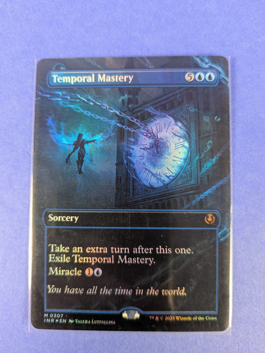 MTG Magic: Innistrad Remastered: Temporal Mastery Foil #0307 Mythic - NM