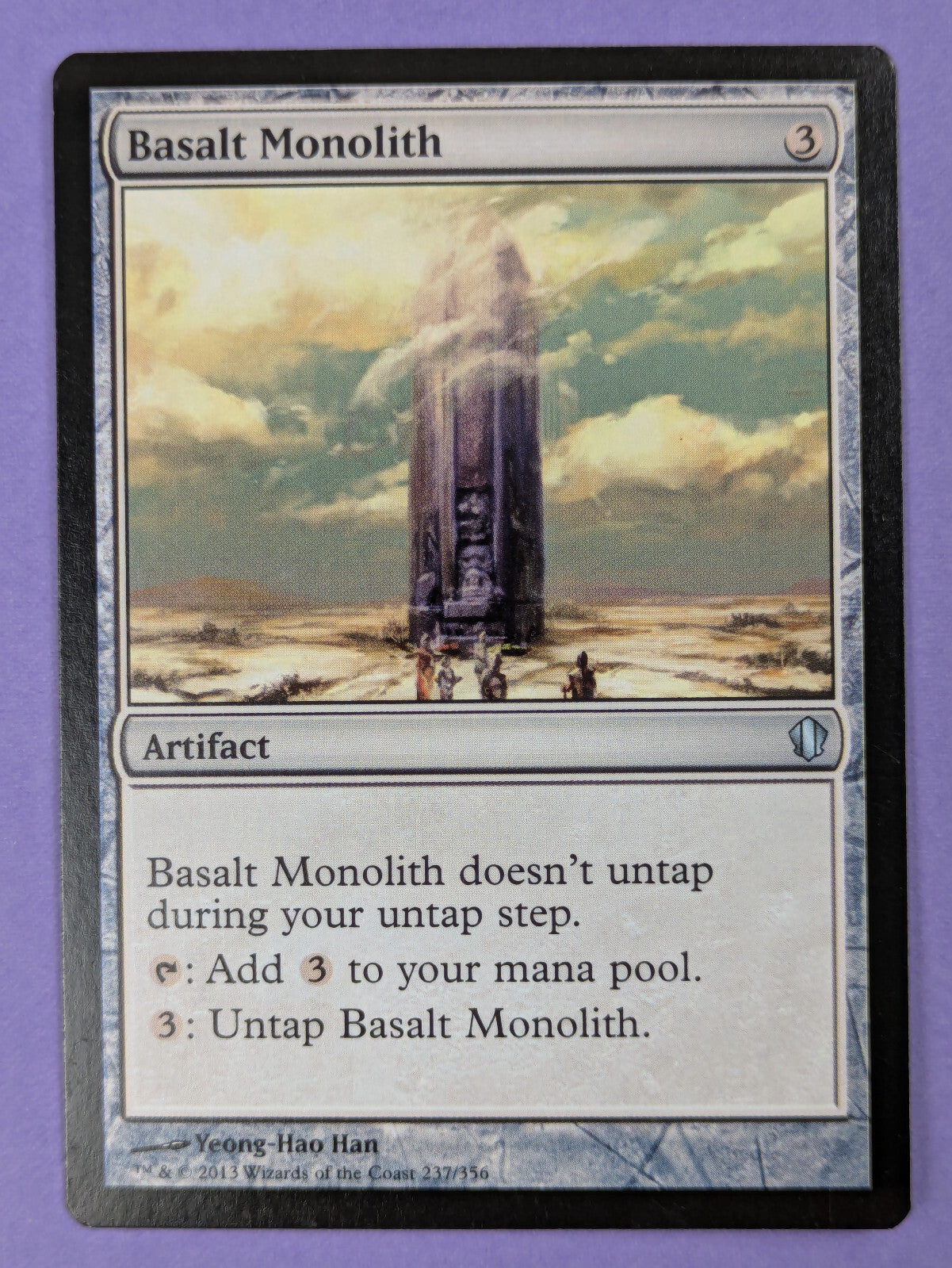 MTG Magic: Commander 2013: Basalt Monolith #237/356 Uncommon - NM