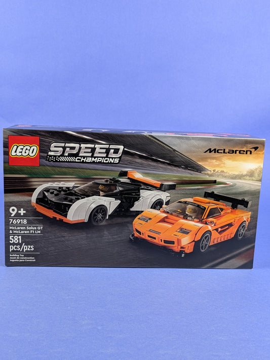 LEGO SPEED CHAMPIONS McLaren Solus GT & McLaren F1 LM 76918
