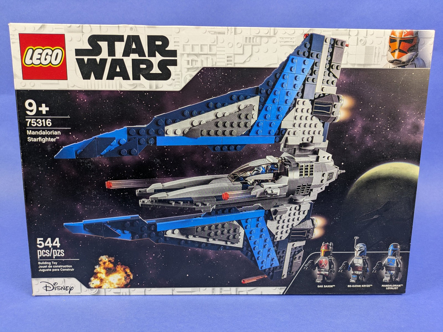 LEGO Star Wars Mandalorian Starfighter 75316 Complete Set Pre-Owned
