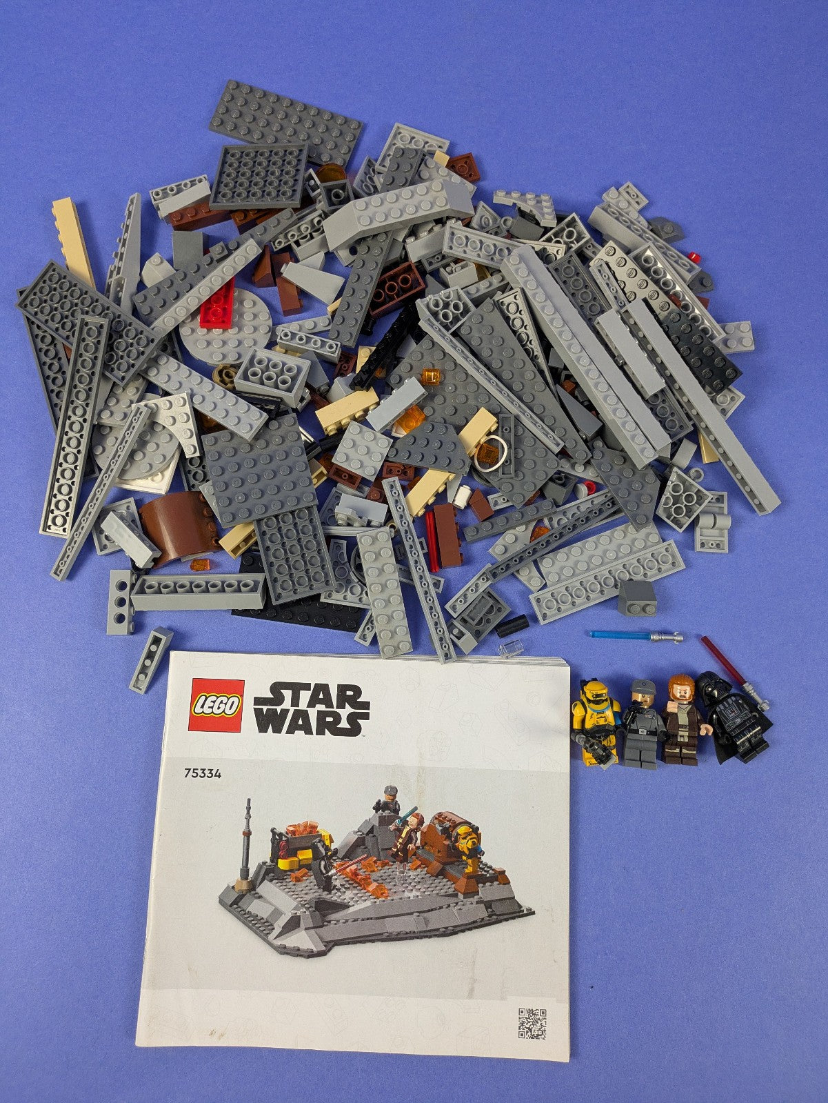 LEGO Star Wars Obi-Wan Kenobi vs. Darth Vader 75334 Complete Set Pre-Owned