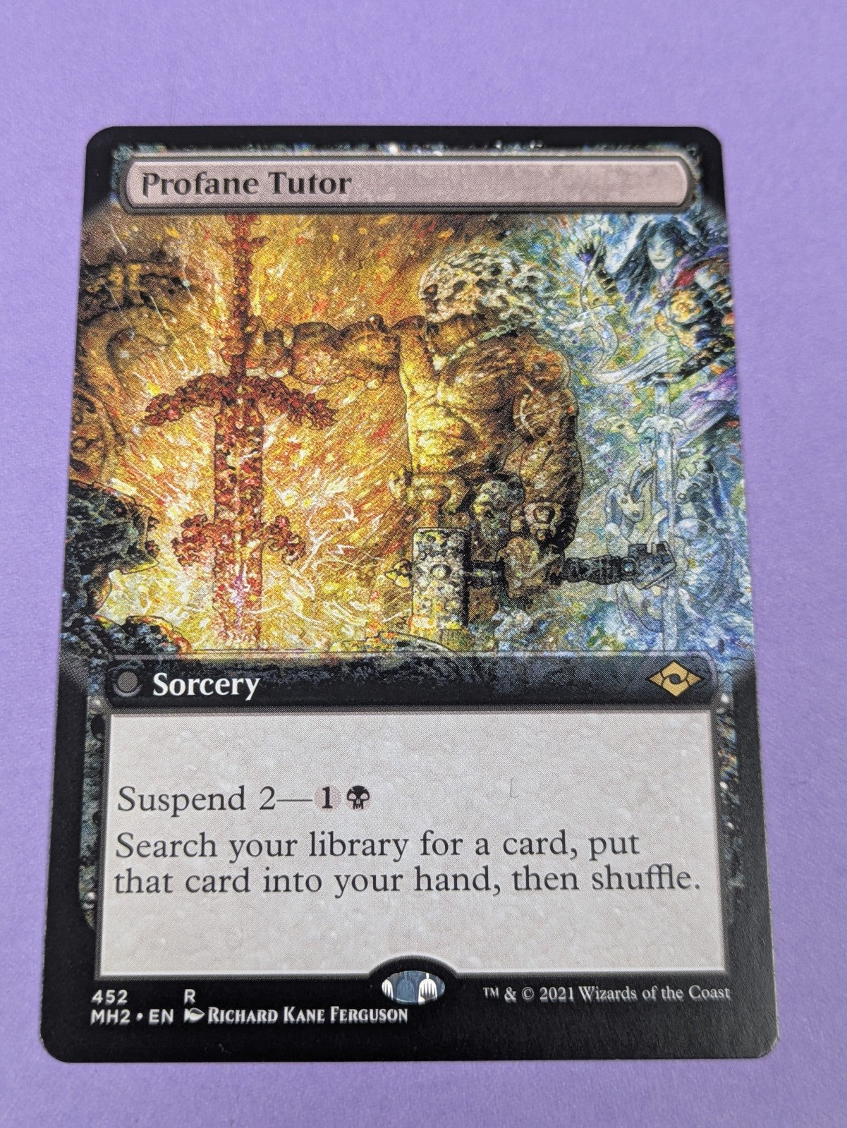 MTG Magic: Modern Horizons 2: Profane Tutor #452 Rare - NM