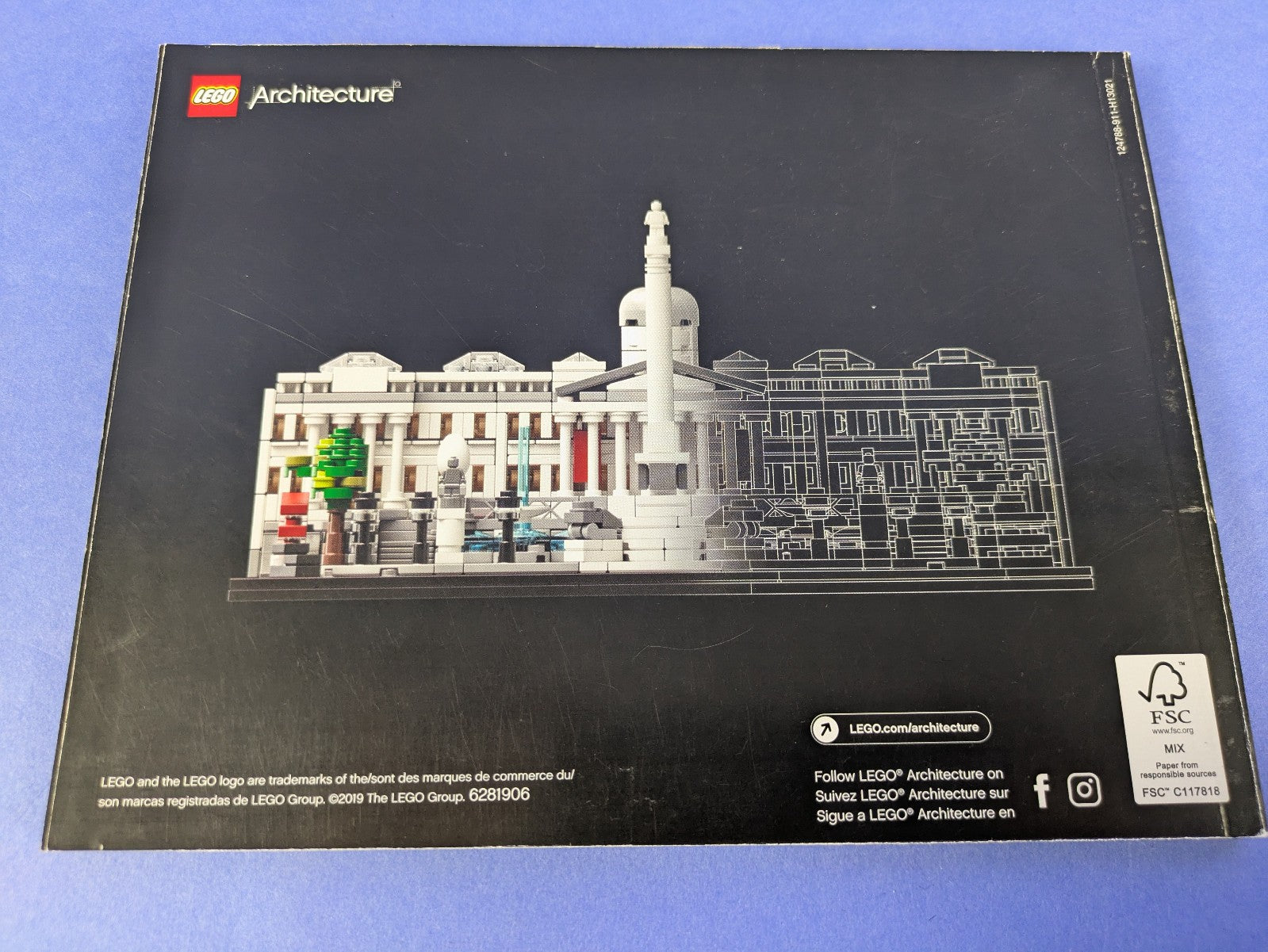 Lego Architecture: Trafalgar Square Set 21045 Complete Set