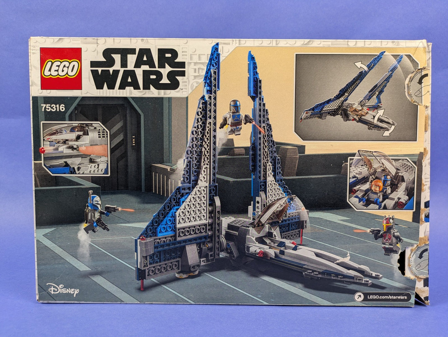 LEGO Star Wars Mandalorian Starfighter 75316 Complete Set Pre-Owned