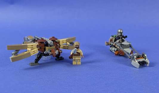 Lego Star Wars: The Mandalorian: Trouble on Tatooine Set 75299 Incomplete Set
