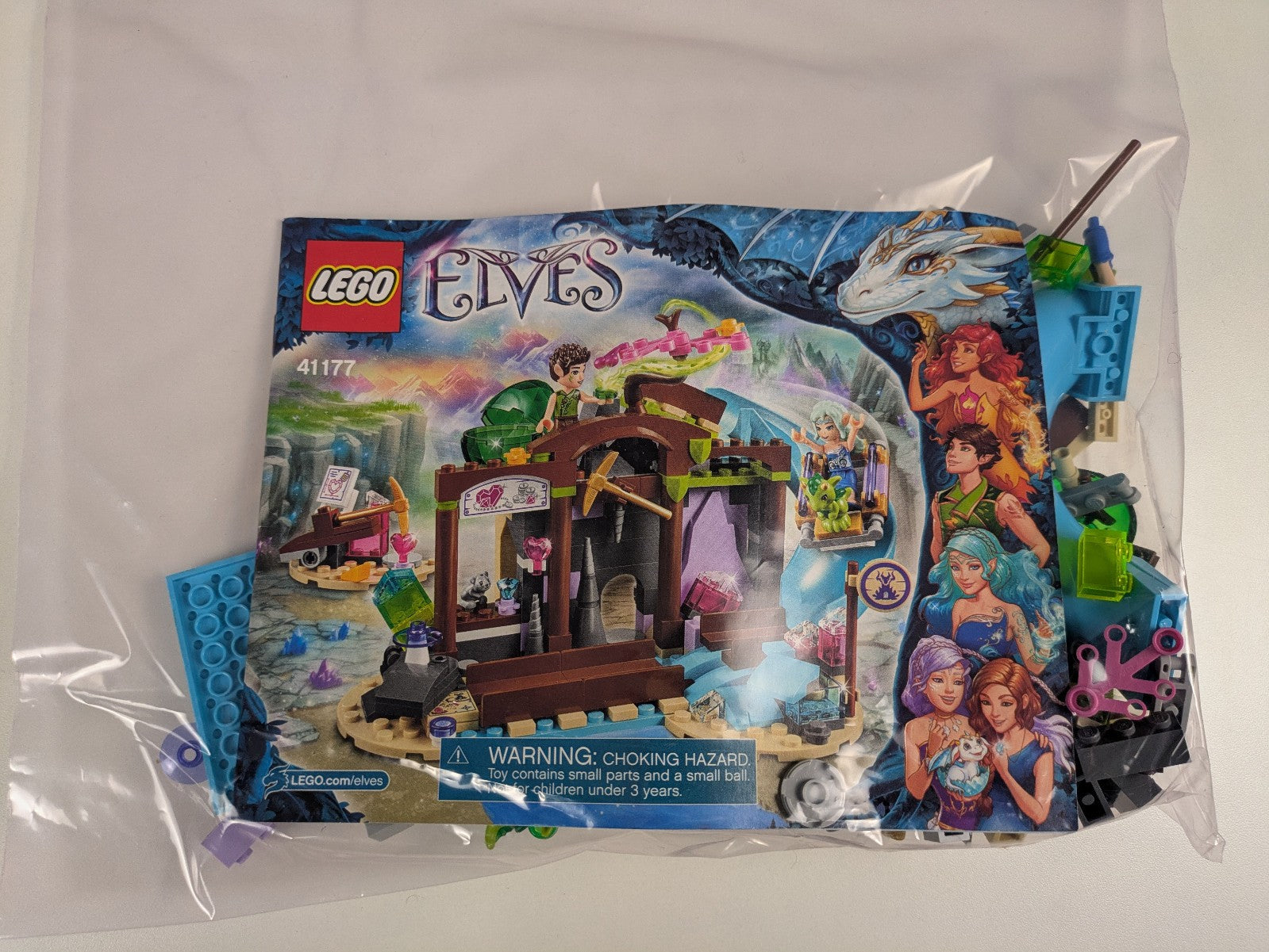 Lego Elves: The Precious Crystal Mine Set 41177 - w/ Instructions
