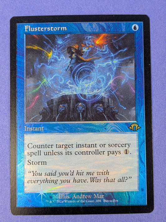 MTG: Modern Horizons 3: Flusterstorm Buy-a-Box Promo Foil #496 Promo - NM