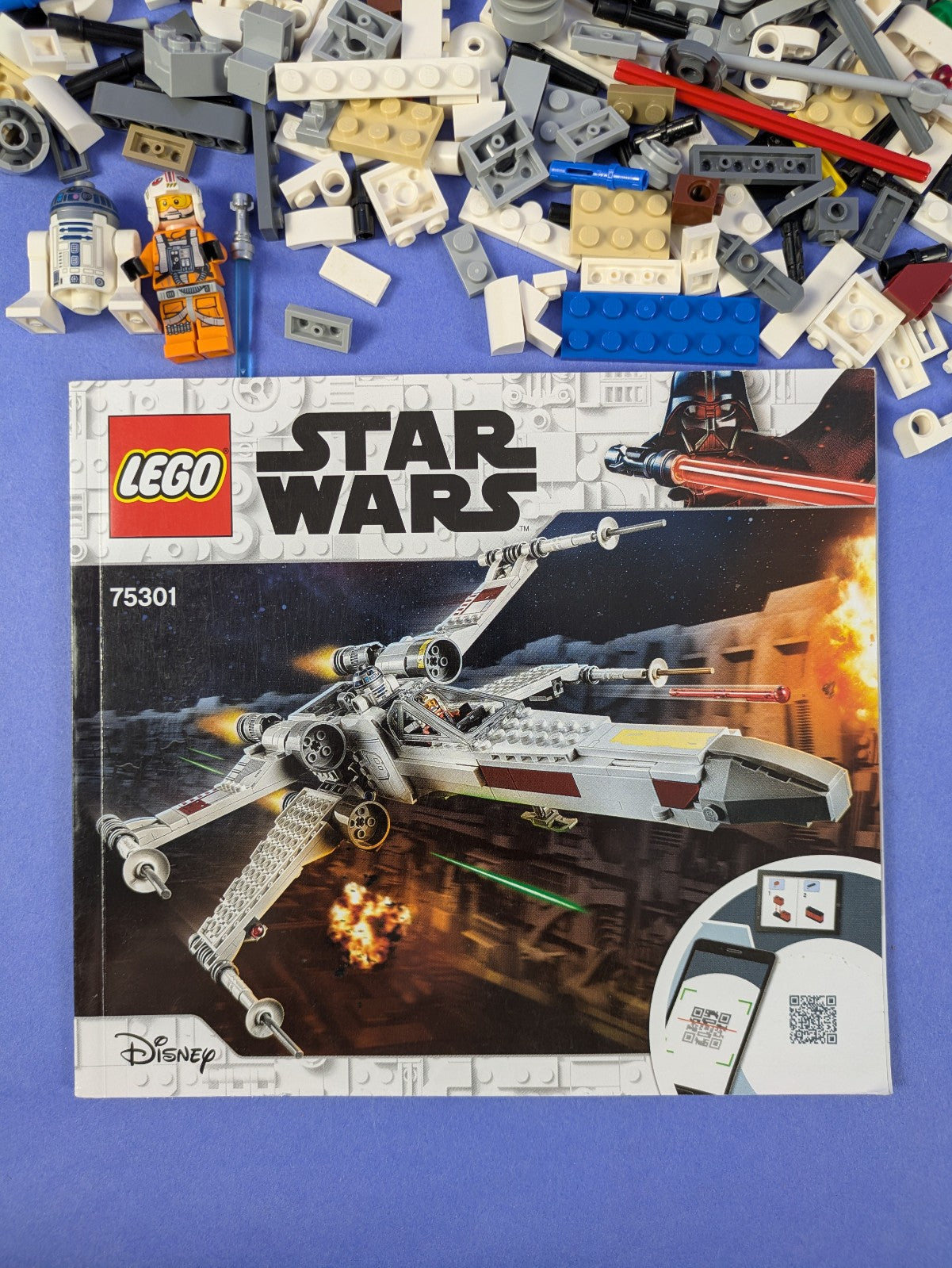 LEGO Star Wars Luke Skywalker's X-Wing Fighter 75301 Incomplete Set