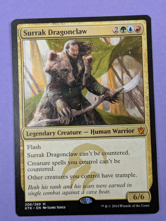MTG Magic: Khans of Tarkir: Surrak Dragonclaw Mythic #206/269 - NM