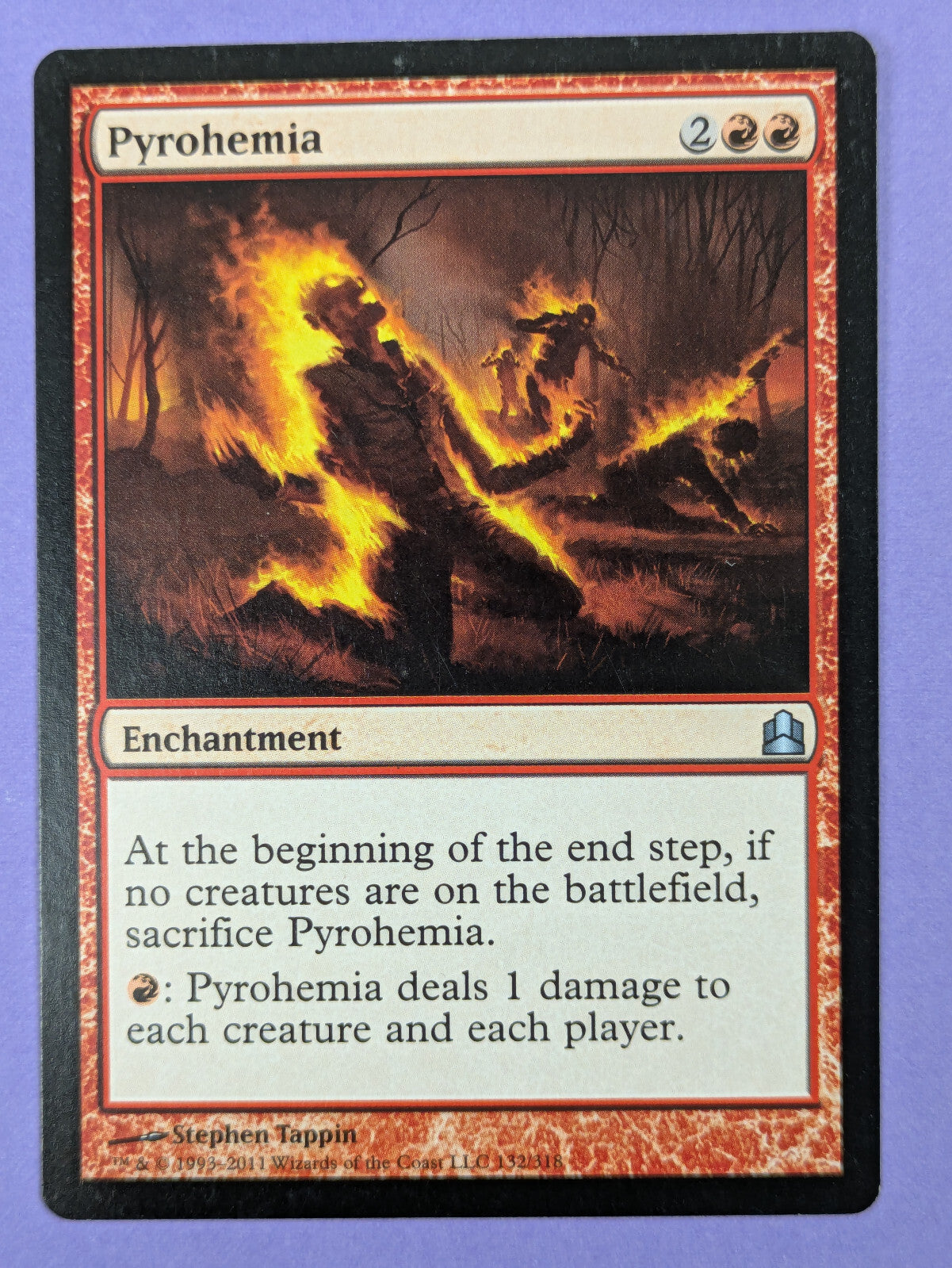 MTG Magic The Gathering: Commander 2011: Pyrohemia #132/318 Uncommon - NM