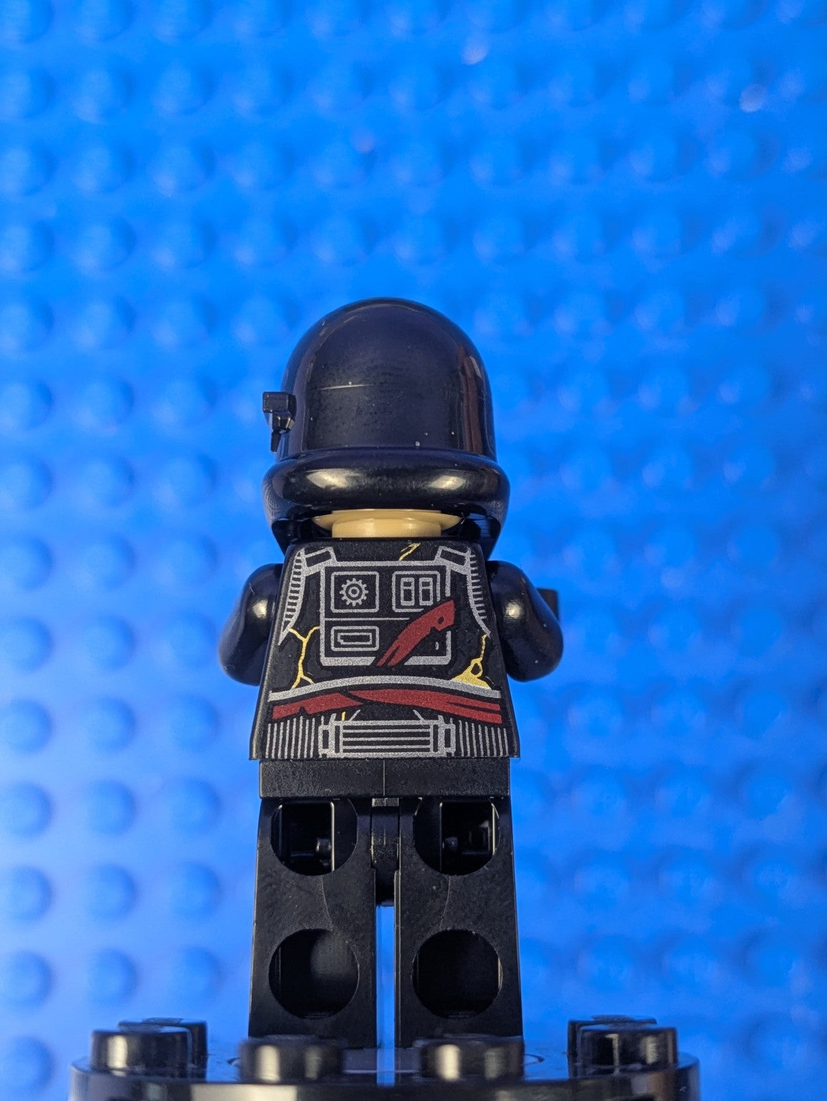 Lego Super Heroes: Imperial Death Trooper - Dark Tan Head (2X) sw1416 Set 75412