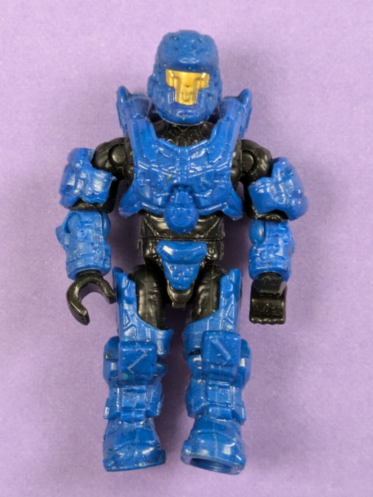 HALO Mega Bloks Construx Blue Defender DXF09 Metallic Cryotubes