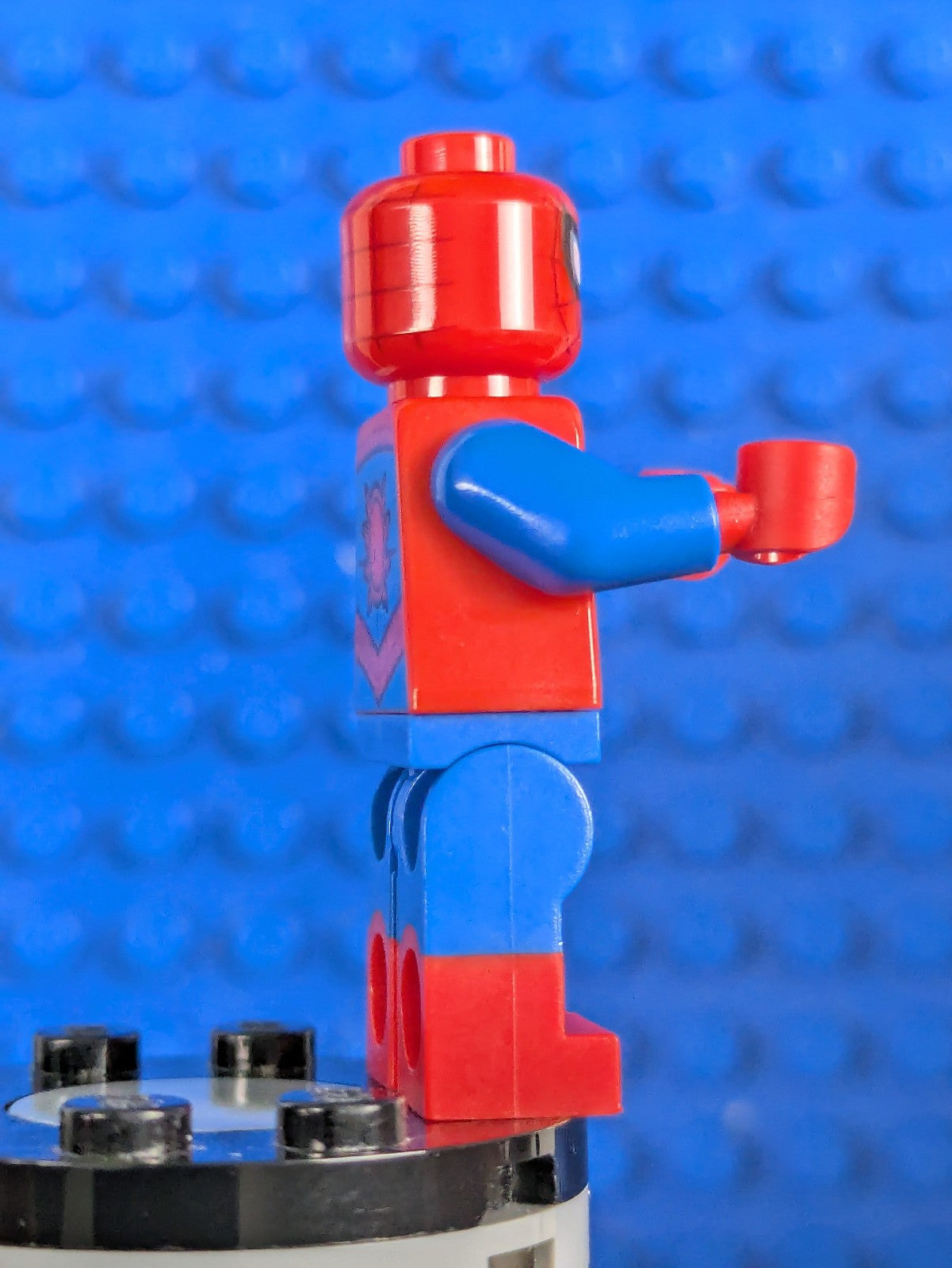 Lego Super Heroes: Spider-Man - Metallic Light Blue Eyes sh0536 Set 76115