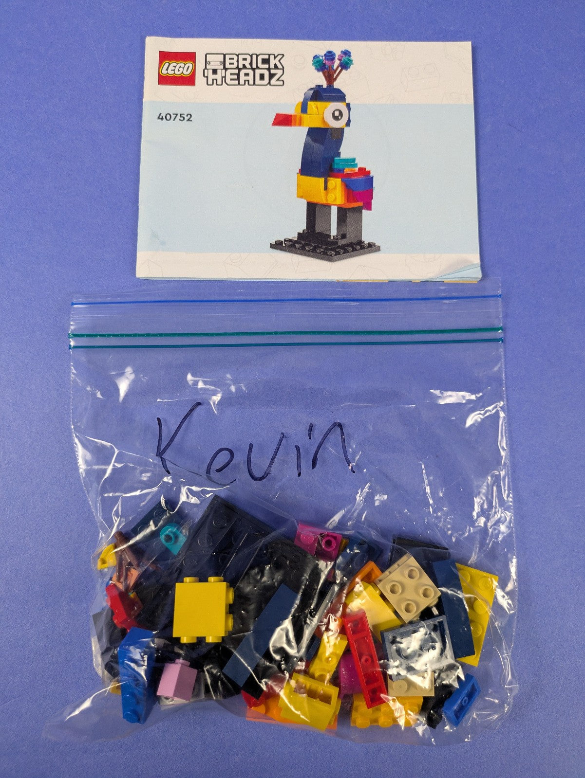 LEGO BrickHeadz Disney Carl, Russell & Kevin 40752 Complete Set Pre-Owned