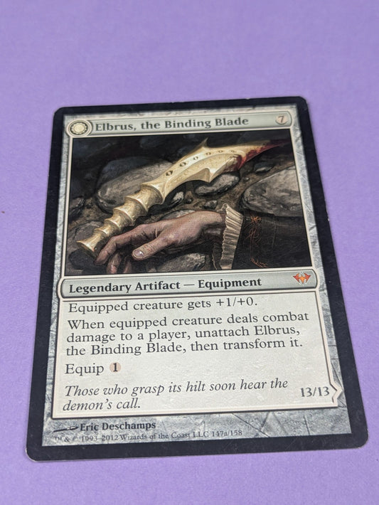 MTG Magic: Dark Ascension: Elbrus, the Binding Blade #147ab/158 Mythic - LP